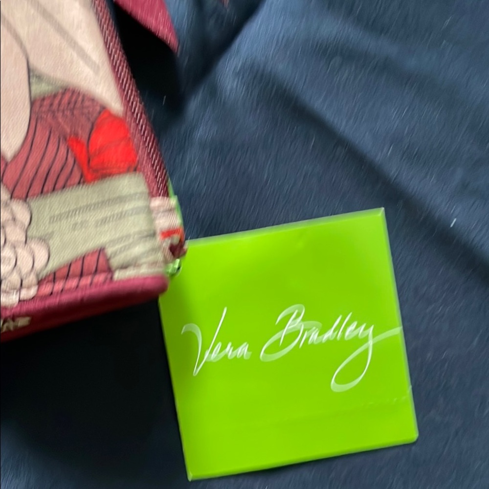Vera Bradley Floral ID Case - Pink and Red - Picture 5 of 9
